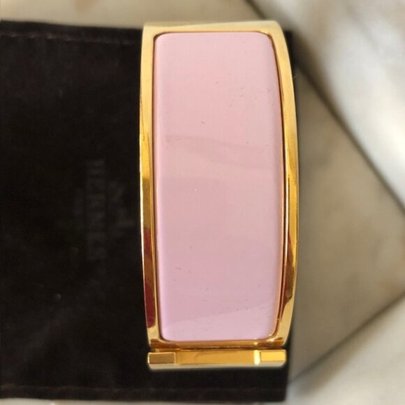 Hermès Thick Clic Clac H Bracelet PM Rose Candeur Gold Authentic - Picture 14 of 17